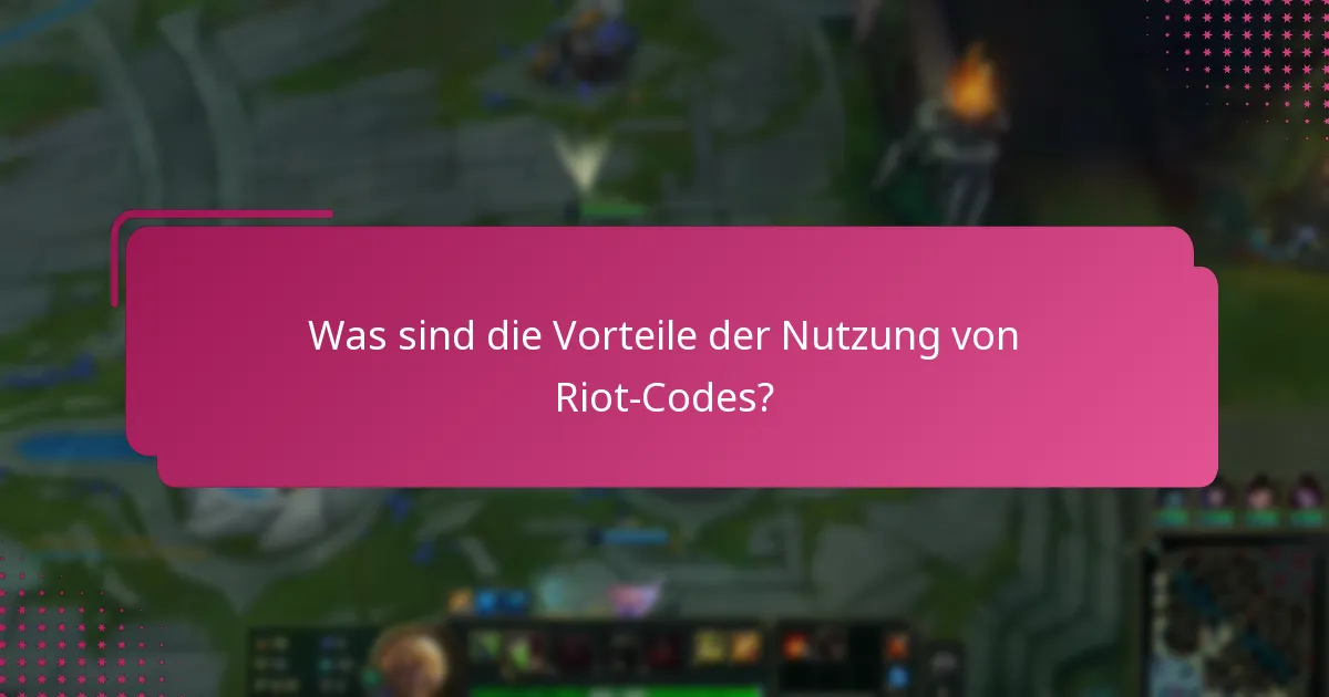 Wie löst man Riot-Codes Schritt für Schritt ein?