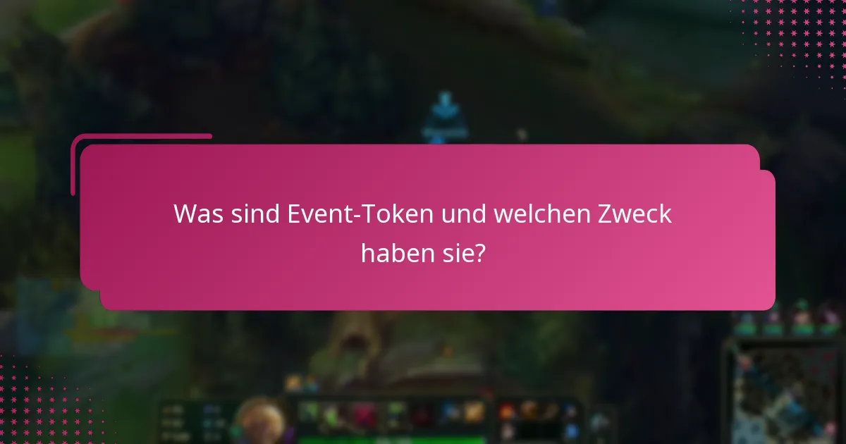 Was sind die besten Praktiken für das Management von Event-Token?
