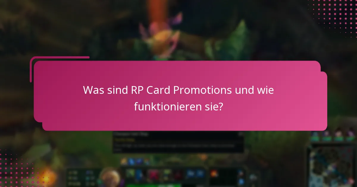 Welche besonderen Ereignisse lösen zusätzliche RP Card Promotions aus?
