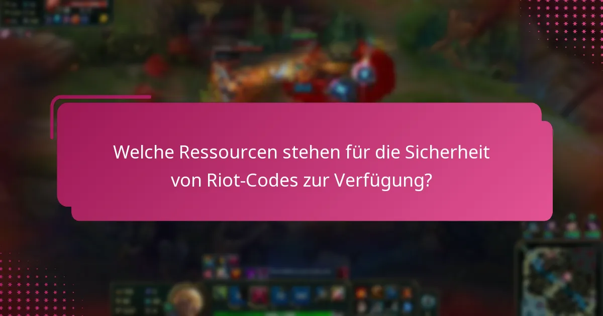 Welche Tools können die Sicherheit von Riot-Codes verbessern?