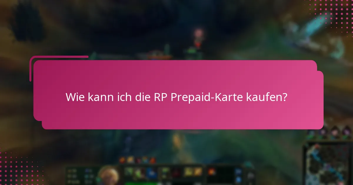 Wo kann ich die RP Prepaid-Karte in Einzelhandelsgeschäften kaufen?