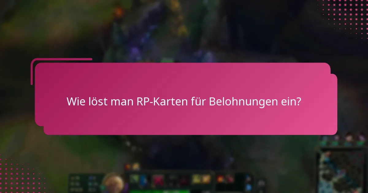 Wo können Sie RP-Karten kaufen?